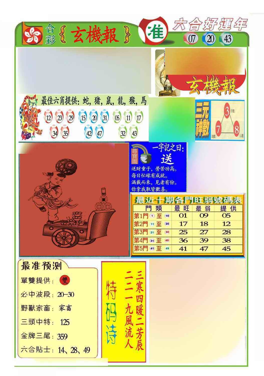 030期马经玄机报(新图推荐)[图]