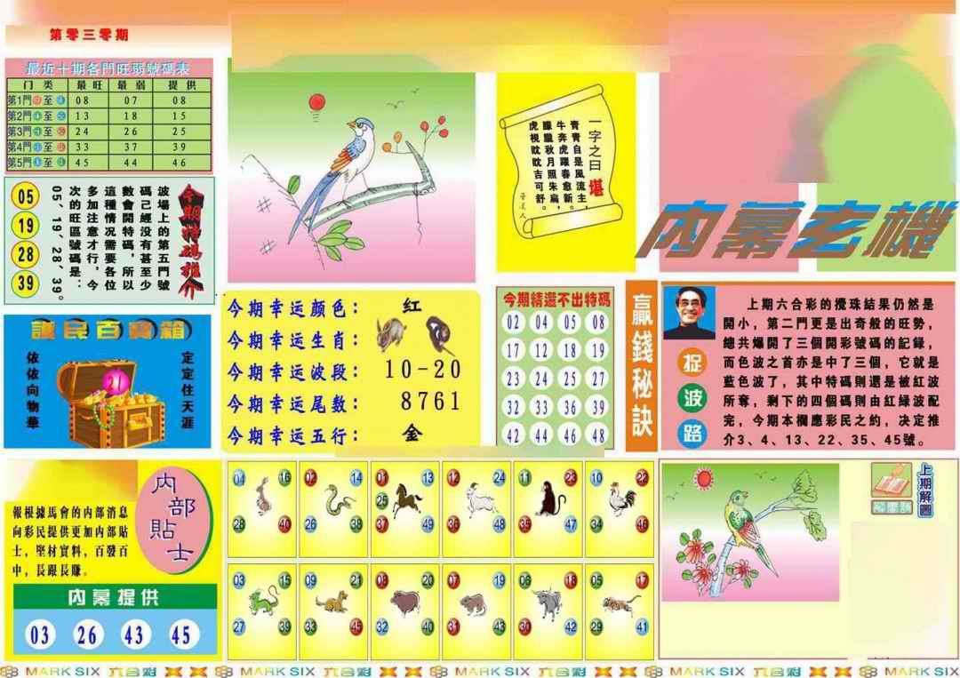 030期马经内幕A(新图推荐)[图]