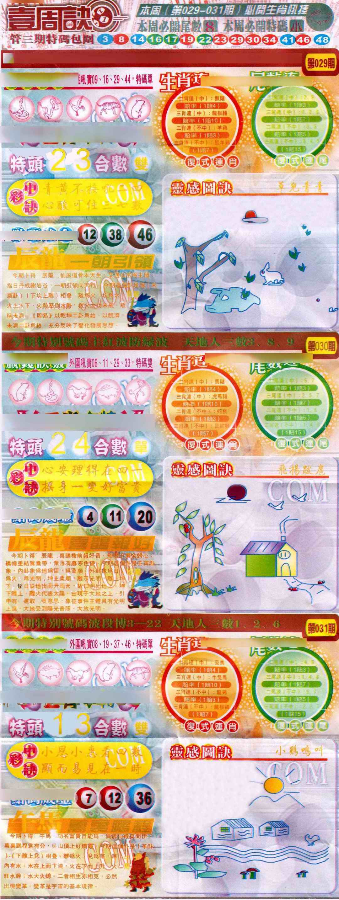 030期一周决[图]