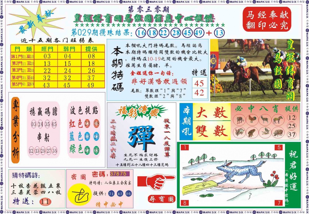 030期皇冠体育网马经图记录[图]